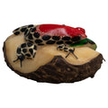 White Red And Black Poison Dart Frog Tagua Carving