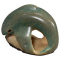 Vintage Blue Dolphin Tagua Carving
