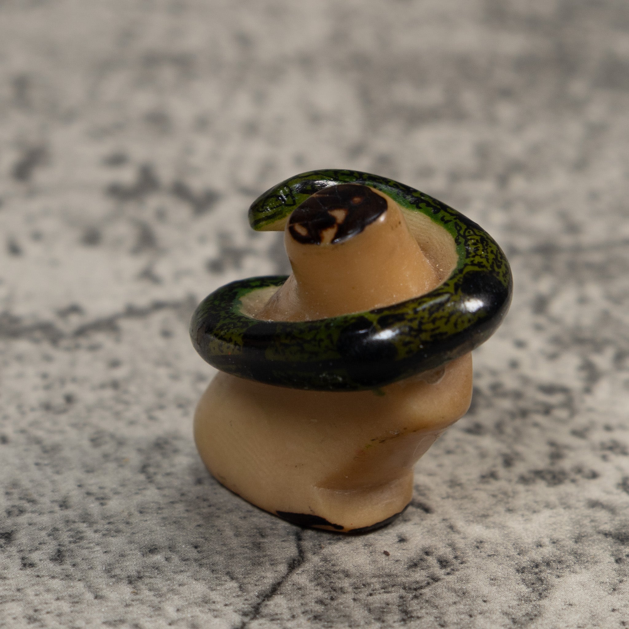 Black Snake Reptile Tagua Carving
