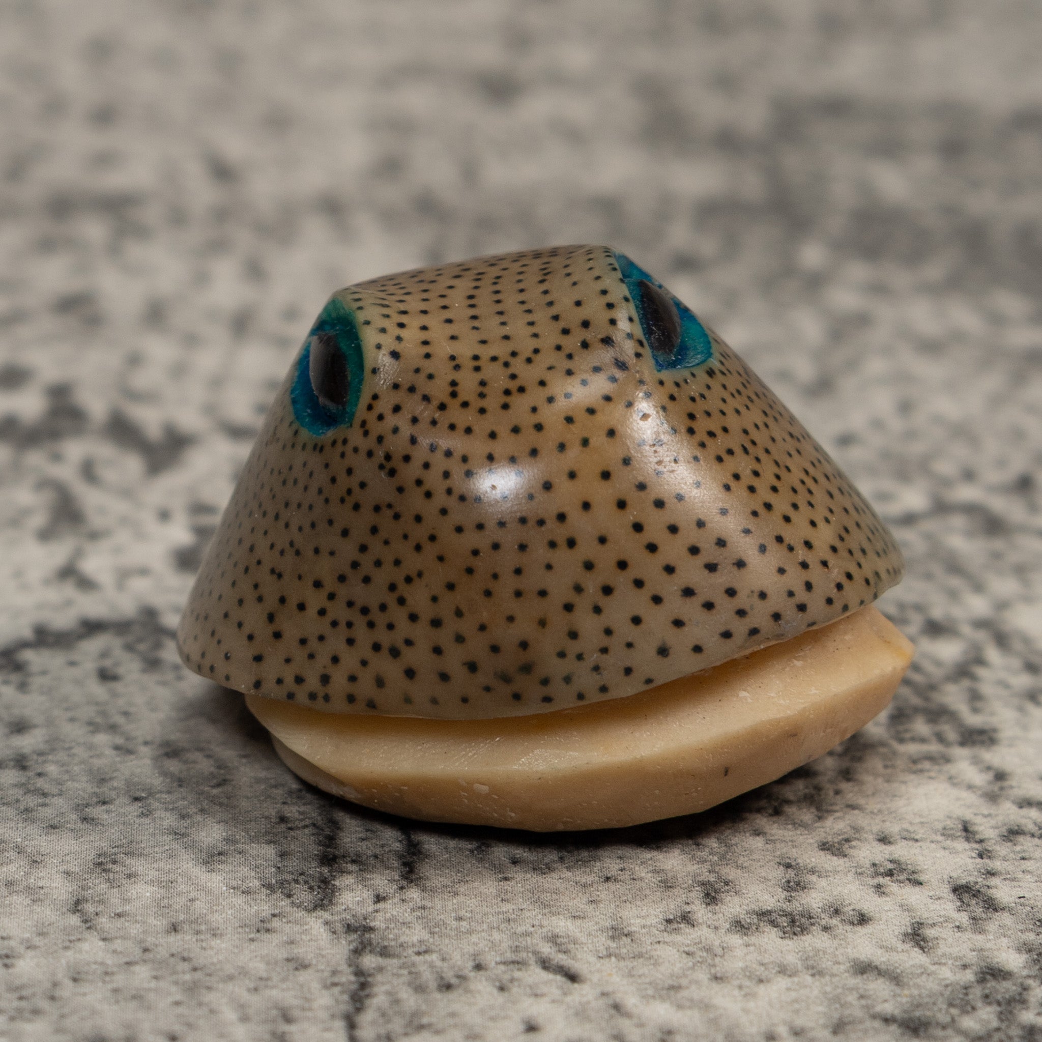 Vintage Stingray Fish Tagua Carving