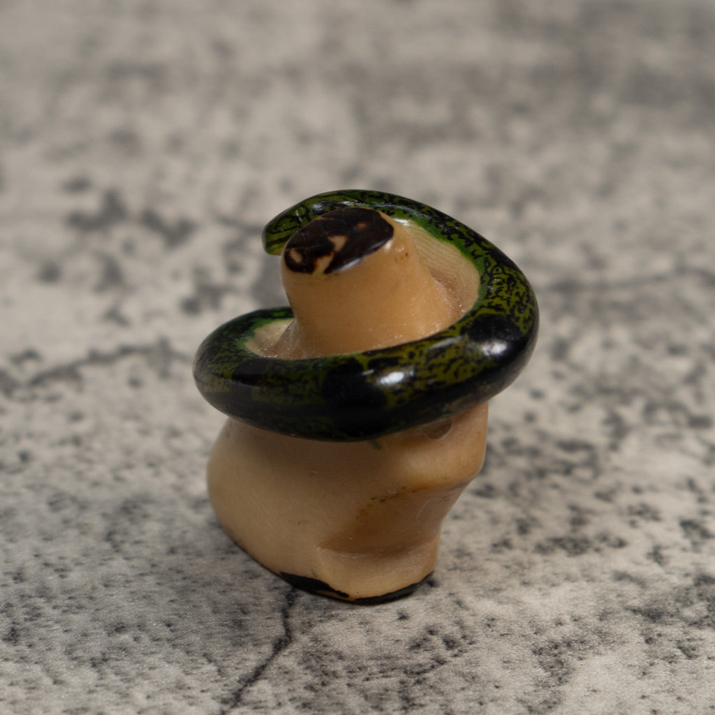 Black Snake Reptile Tagua Carving