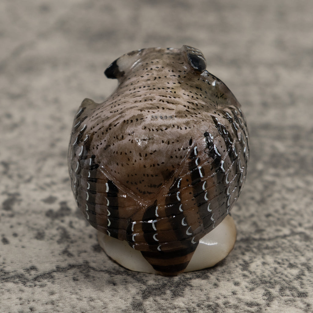 Owl Bird Tagua Carving