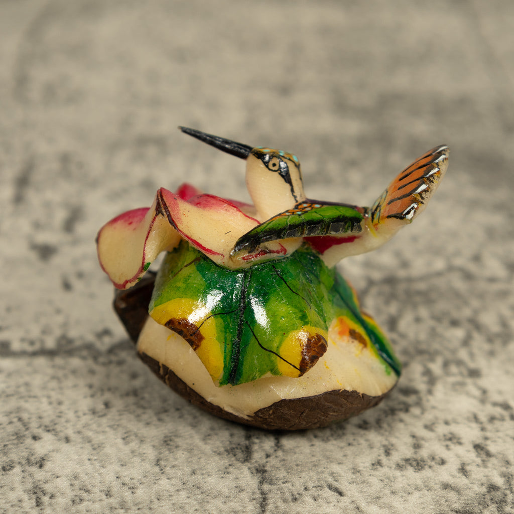 Hummingbird Tagua Carving