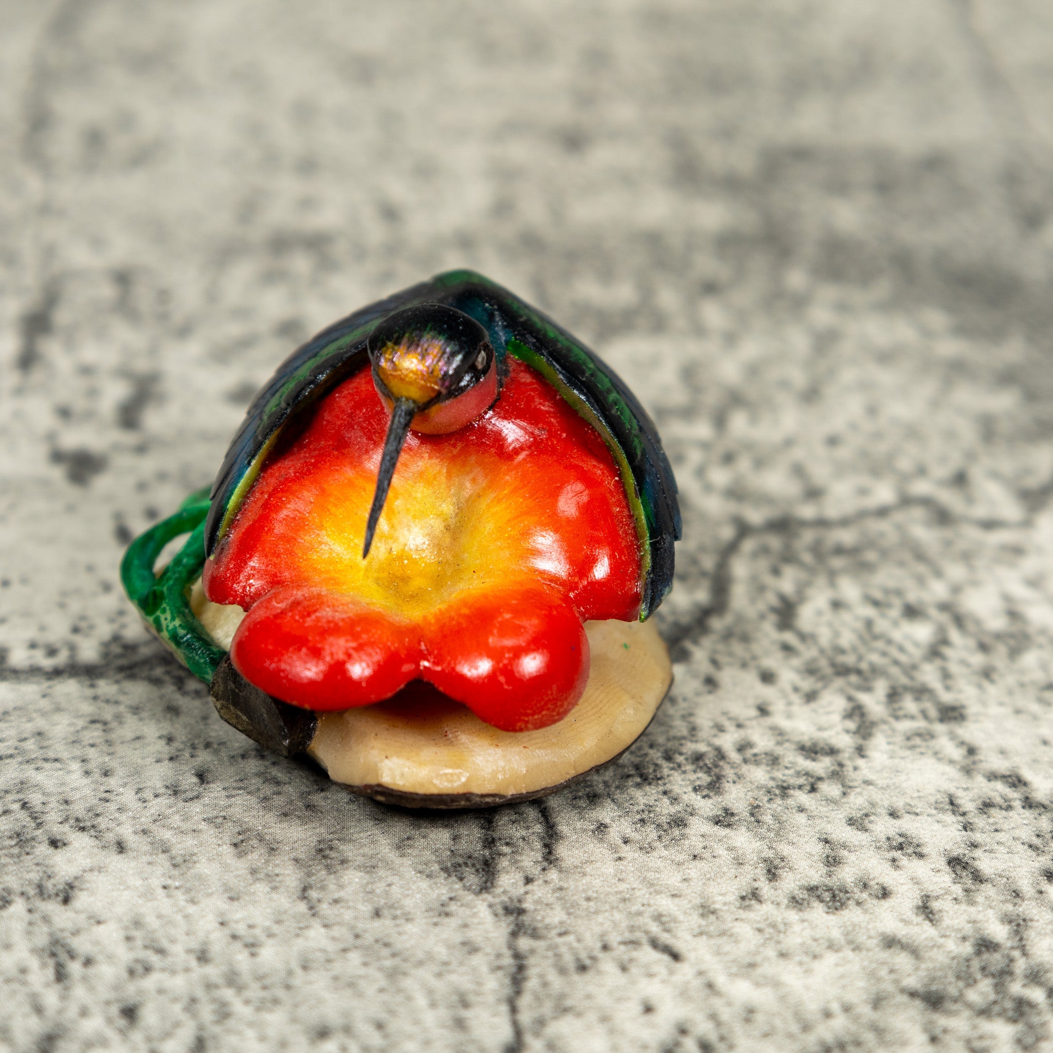 Hummingbird Tagua Carving