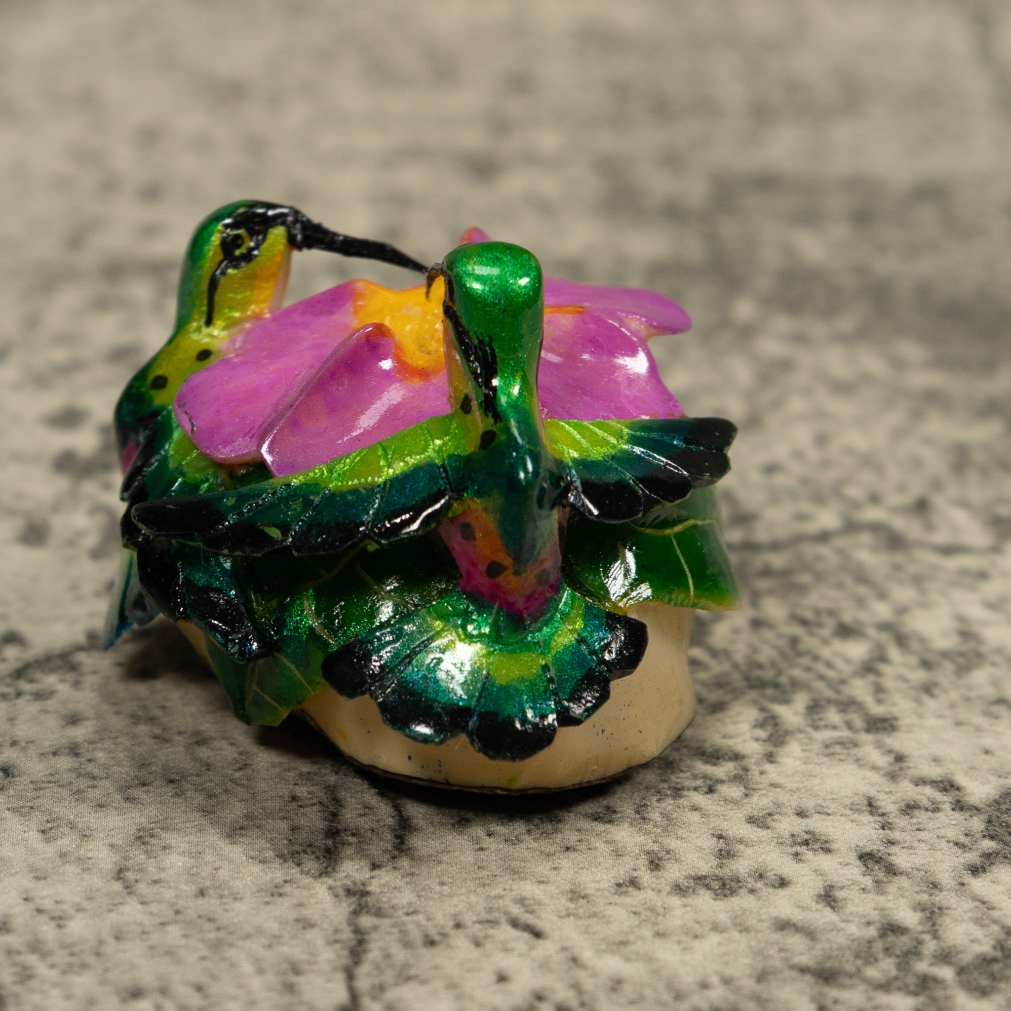 Hummingbird Tagua Carving