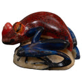 Red And Blue Poison Dart Frog Tagua Carving