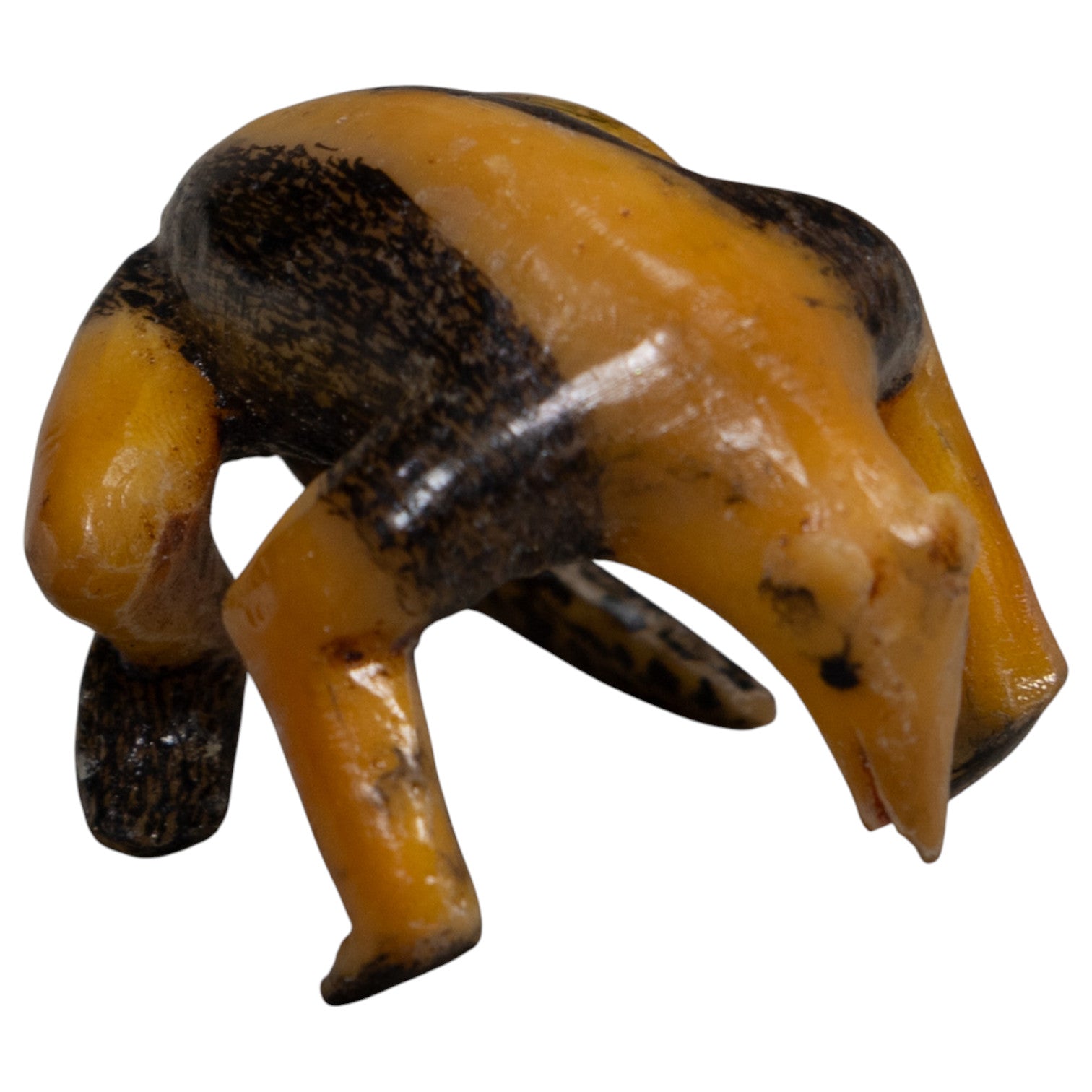 Vintage Undercut And Free-Standing Anteater Tagua Carving
