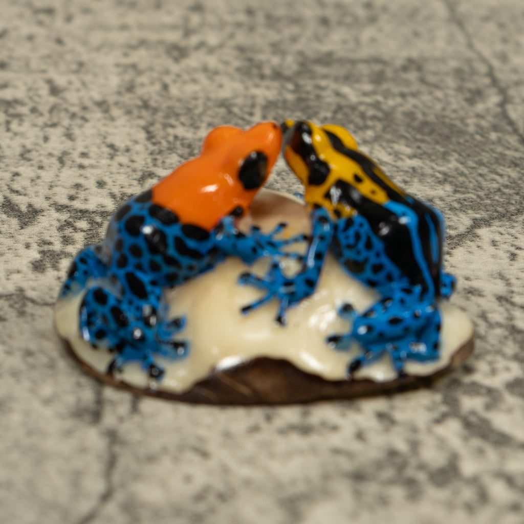 Double Poison Dart Frog Tagua Carving