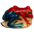 Red And Blue Poison Dart Frog Tagua Carving