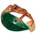 Vintage Undercut Golden Frog Tagua Carving