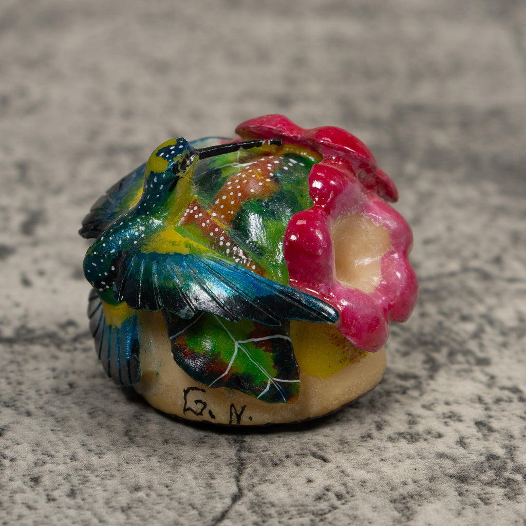 Hummingbird Tagua Carving