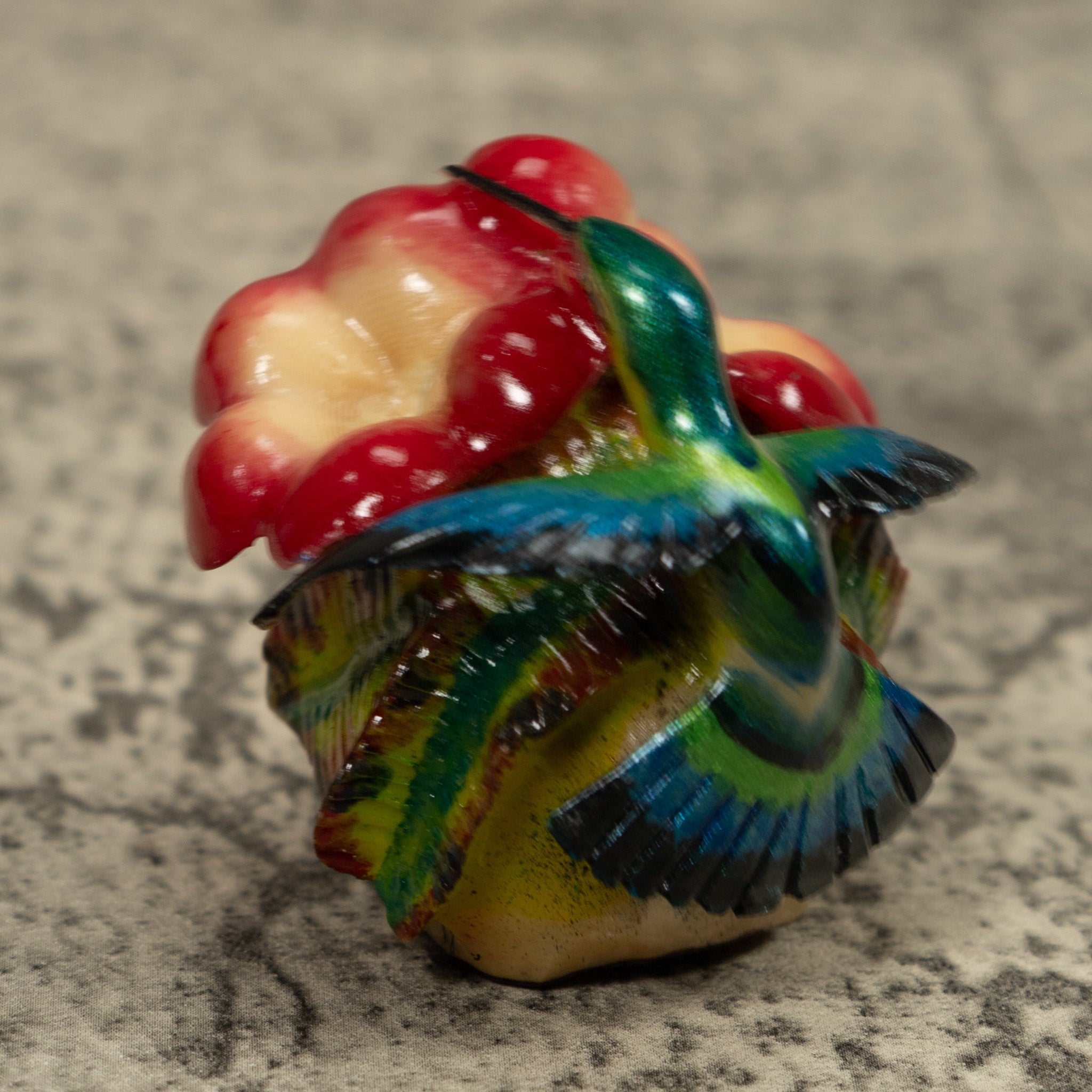 Hummingbird Tagua Carving