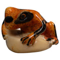 Vintage Poison Dart Frog Tagua Carving