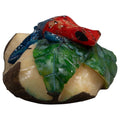 Red And Blue Poison Dart Frog Tagua Carving
