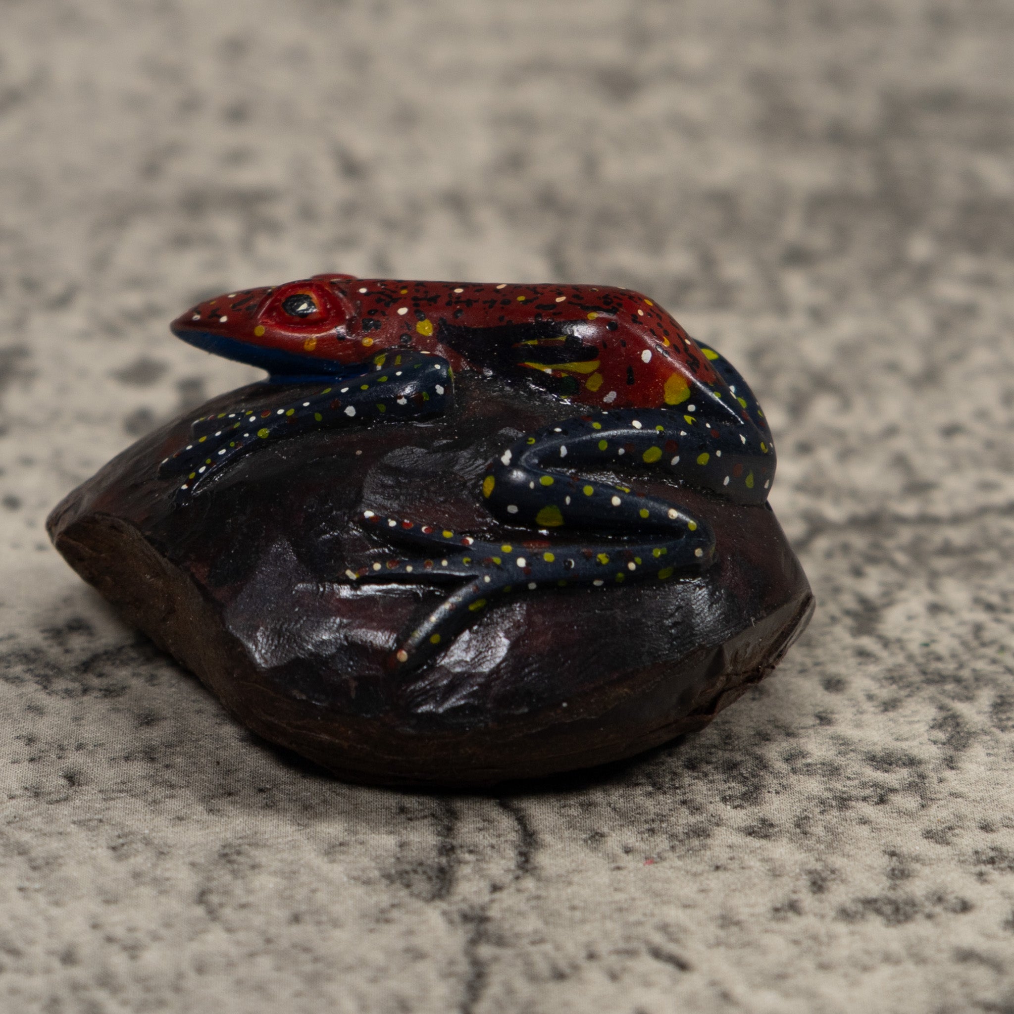 Vintage Frog Tagua Carving