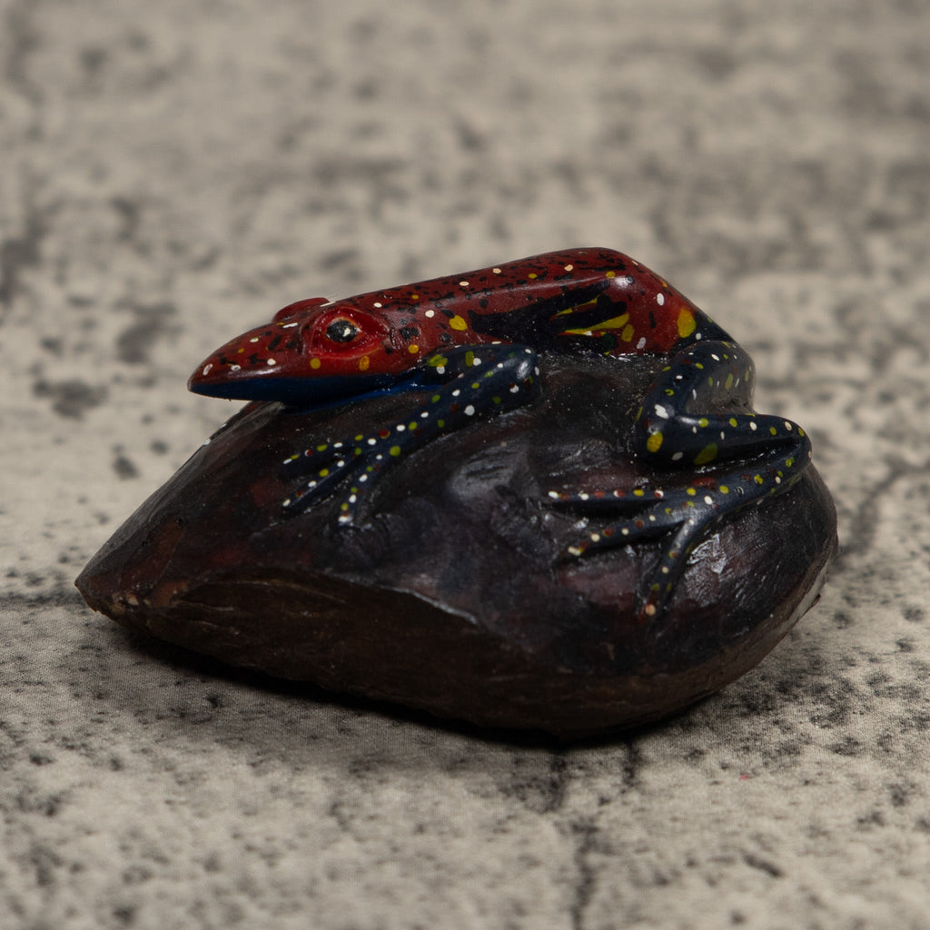 Vintage Frog Tagua Carving