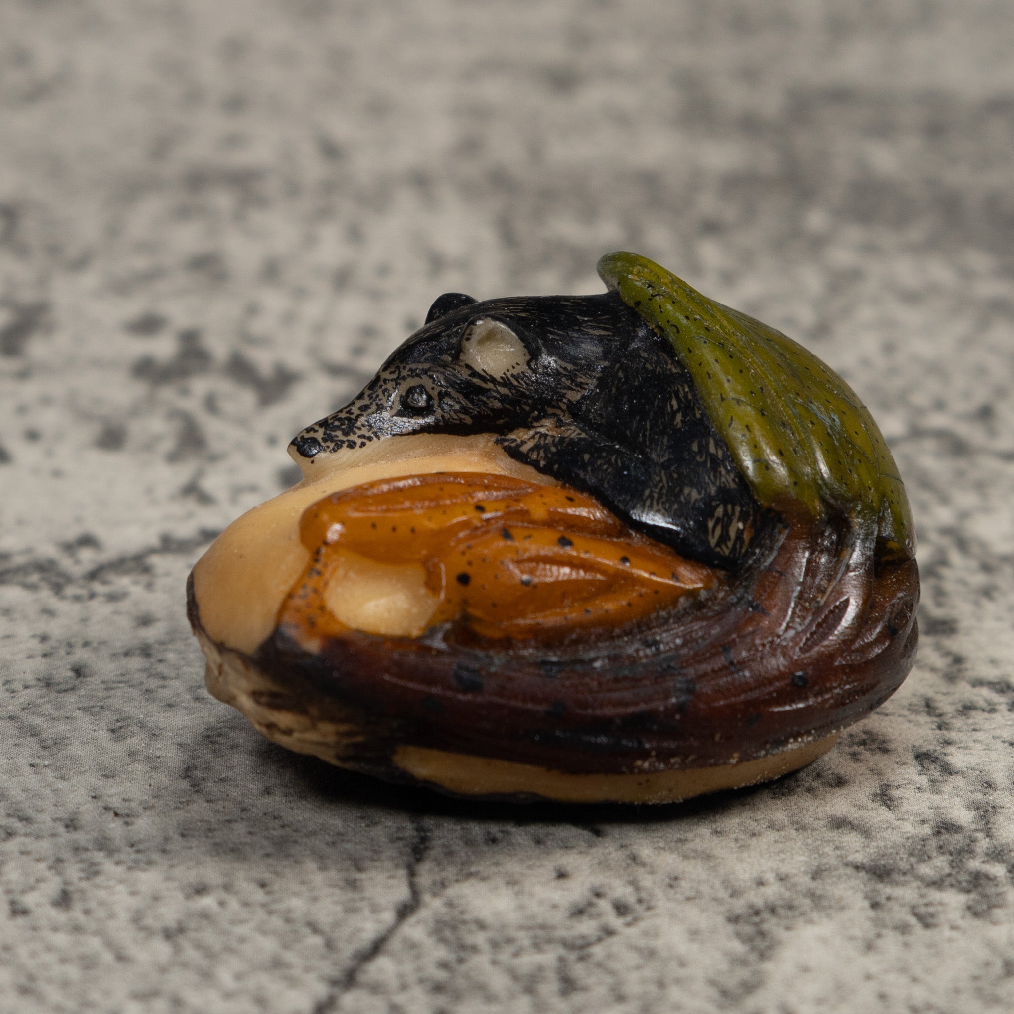 Rainforest Coatimundi Tagua Carving