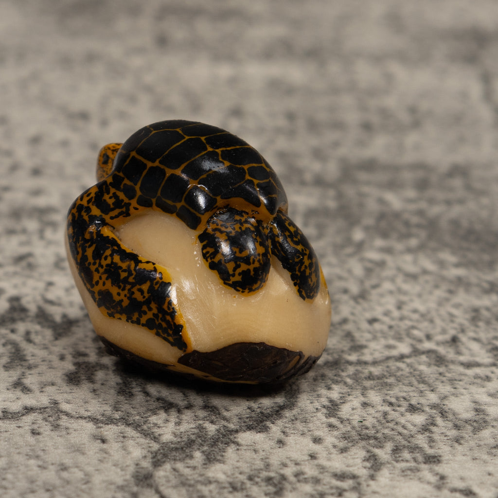 Vintage Sea Turtle Tagua Carving