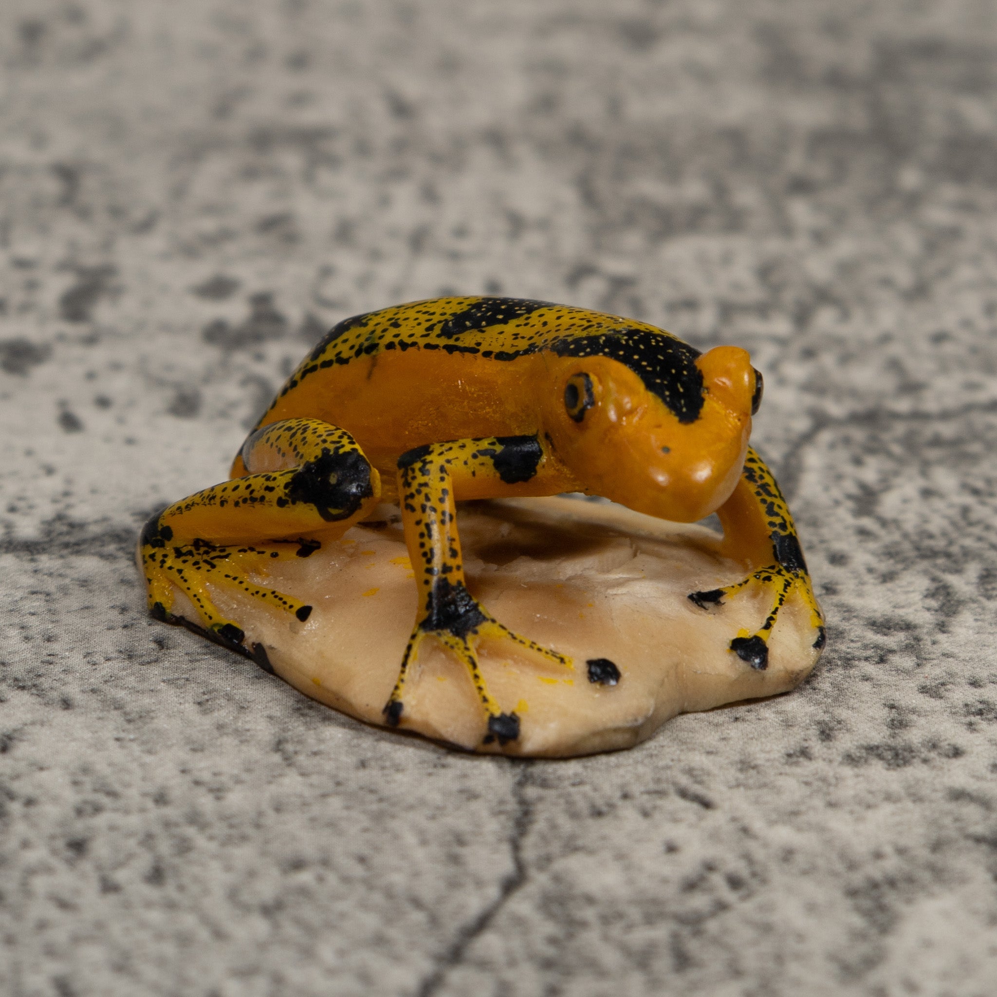 Vintage Poison Dart Frog Tagua Carving