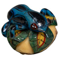 Black And Blue Poison Dart Frog Tagua Carving