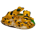 Double Golden Frog Tagua Carving
