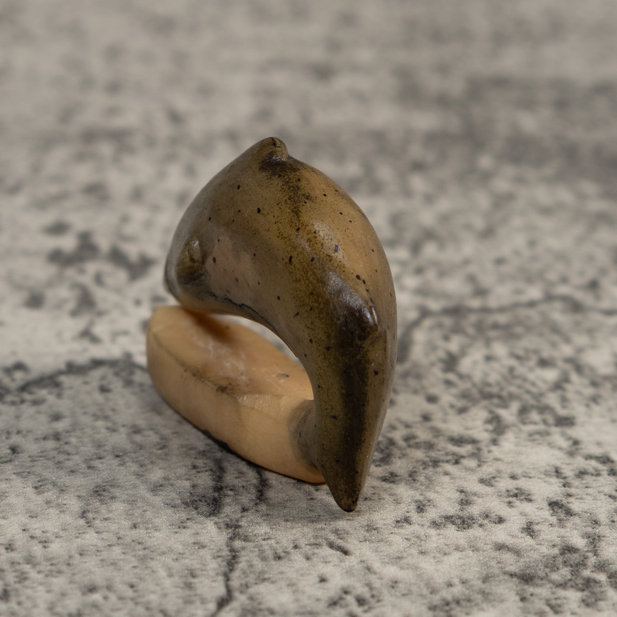Vintage Dolphin Tagua Carving