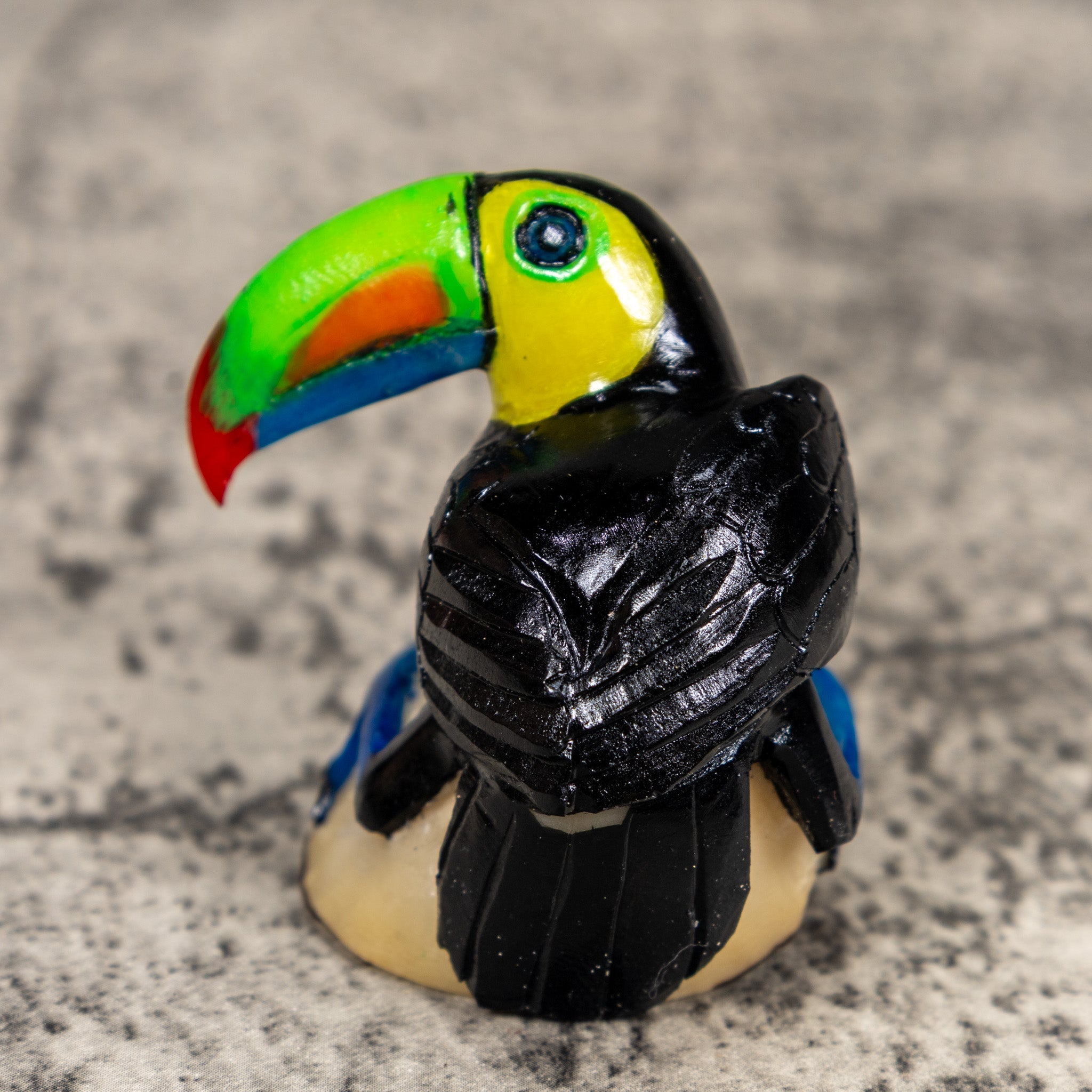 Toucan Parrot Bird Tagua Carving