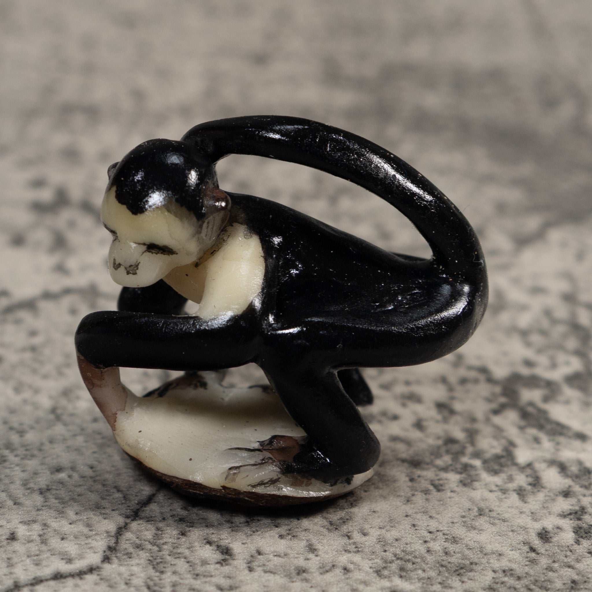 White Face Monkey Tagua Carving