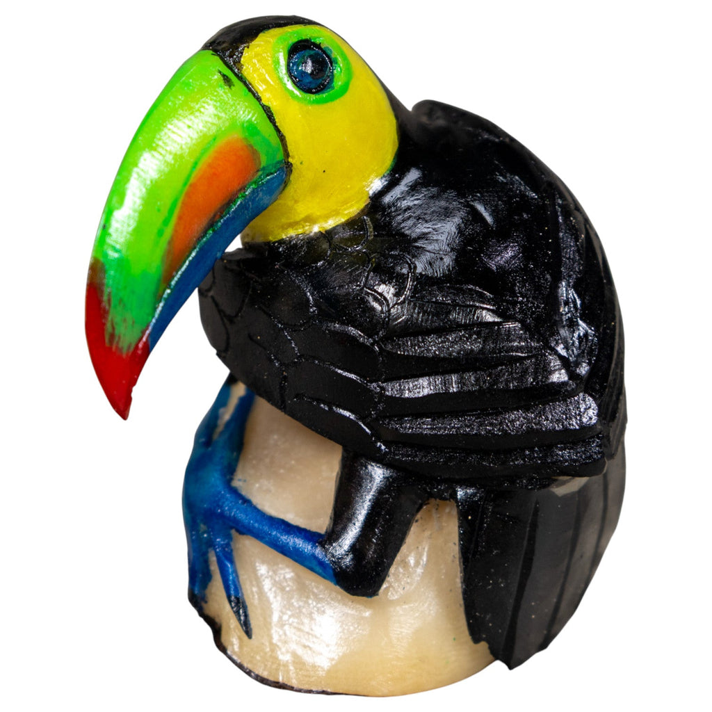 Toucan Parrot Bird Tagua Carving