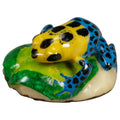 Blue And Yellow Poison Dart Frog Tagua Carving