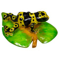 Yellow And Black Poison Dart Frog Tagua Carving
