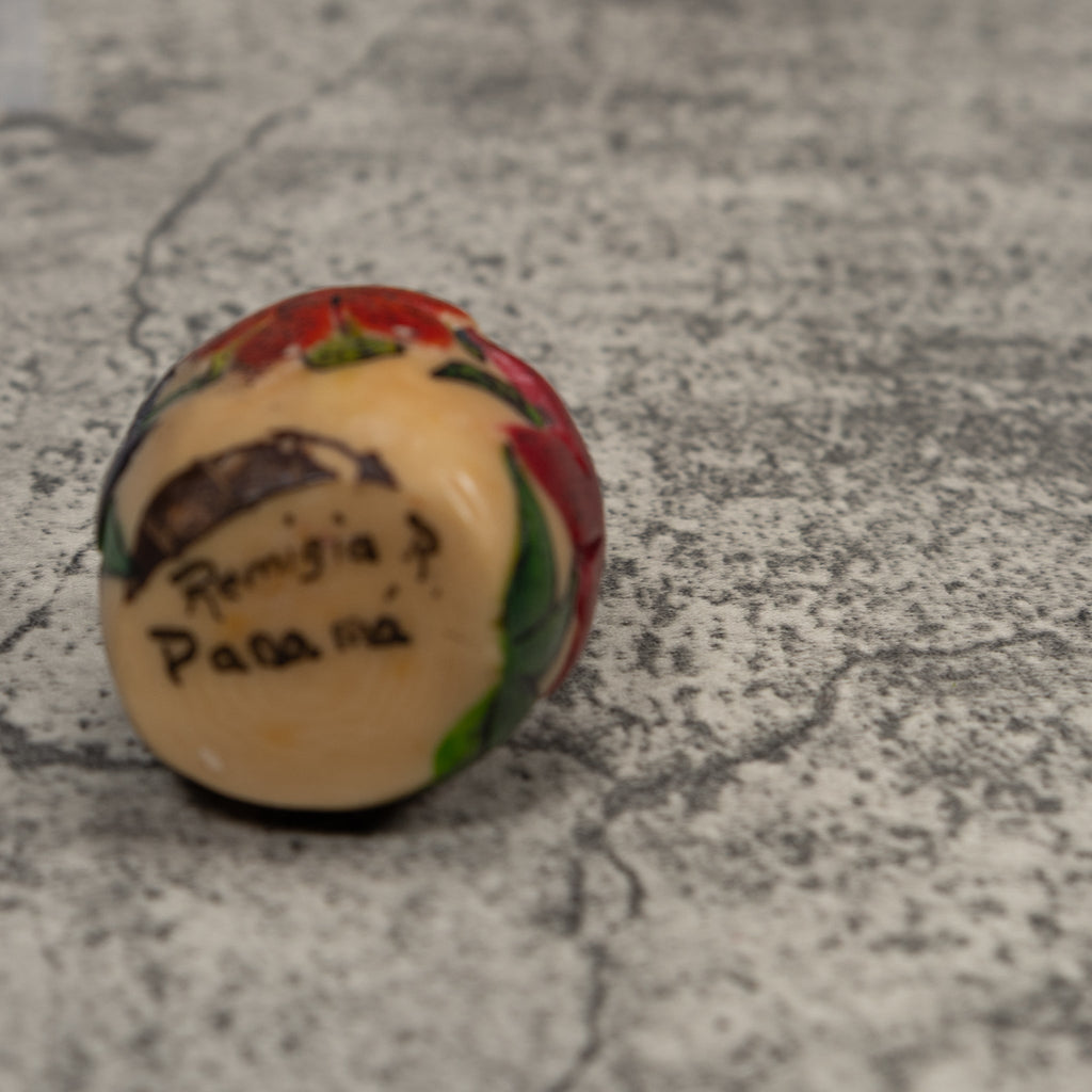Floral Flower Tagua Carving