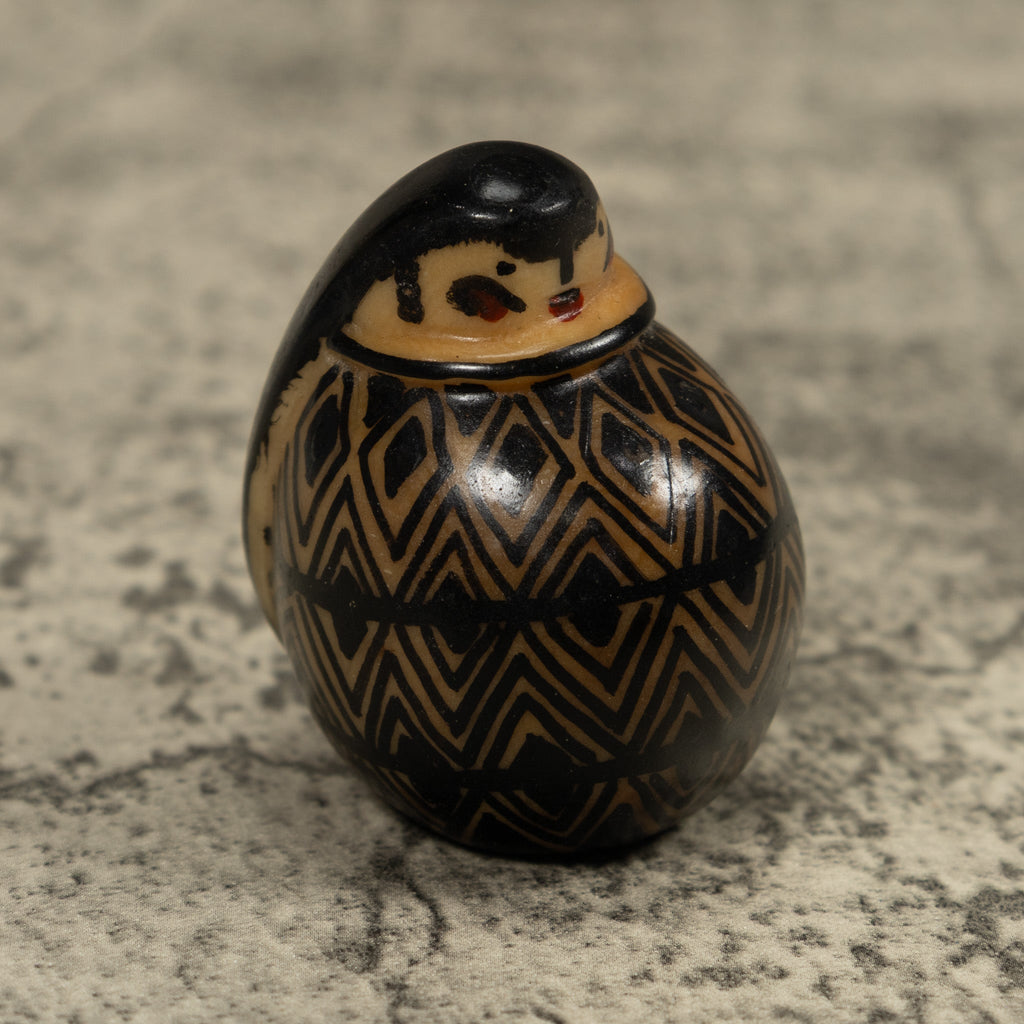 Vintage Unusual Tagua Carving