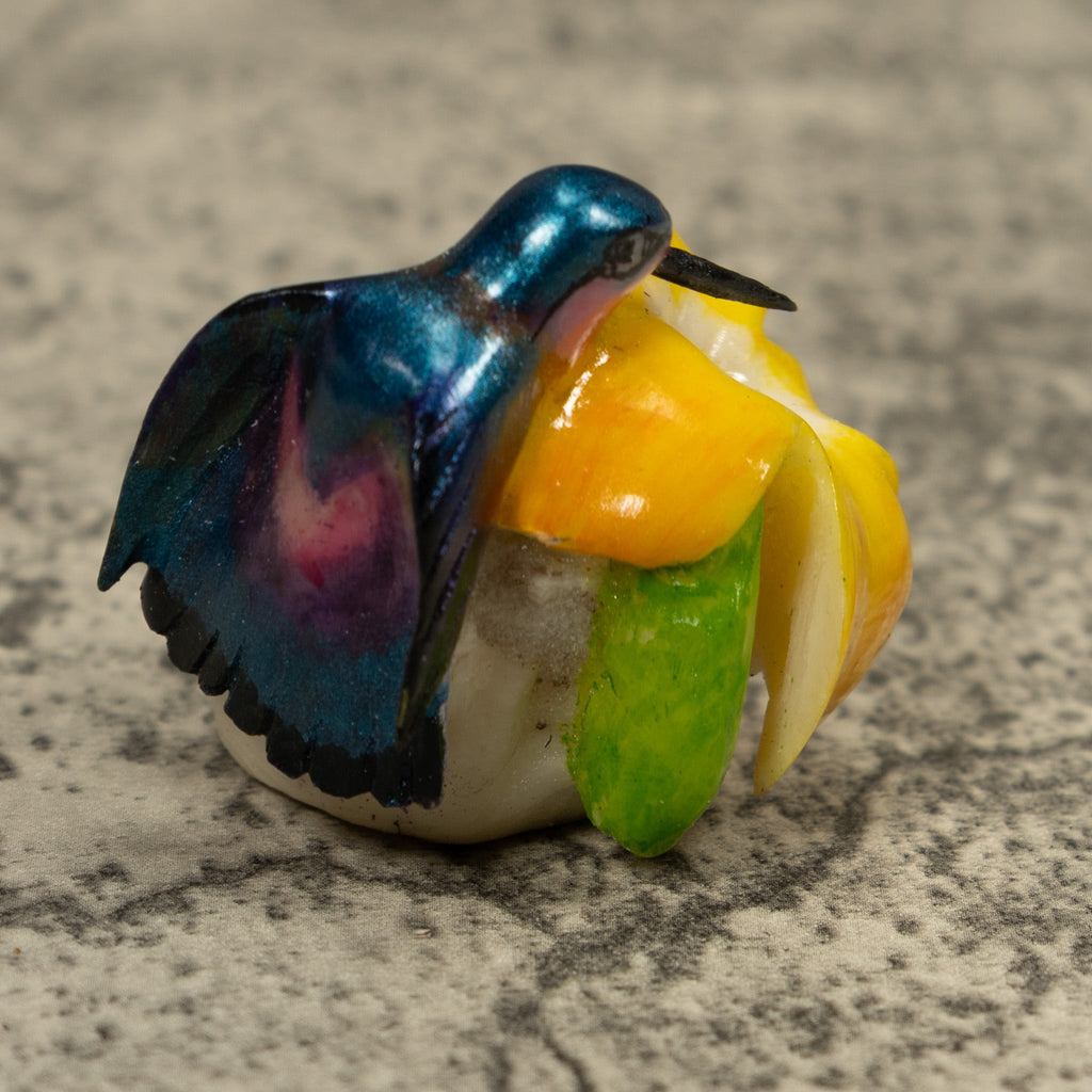 Hummingbird Tagua Carving
