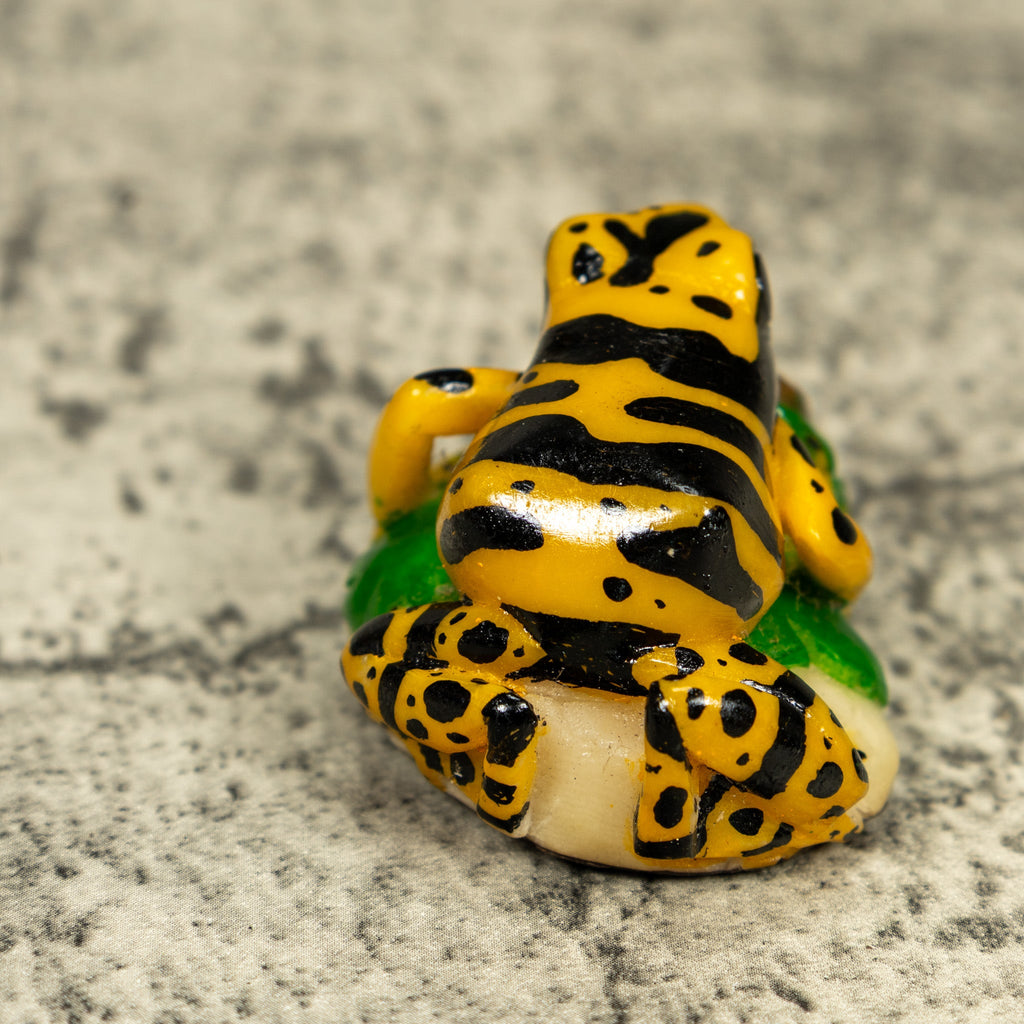 Golden Frog Tagua Carving