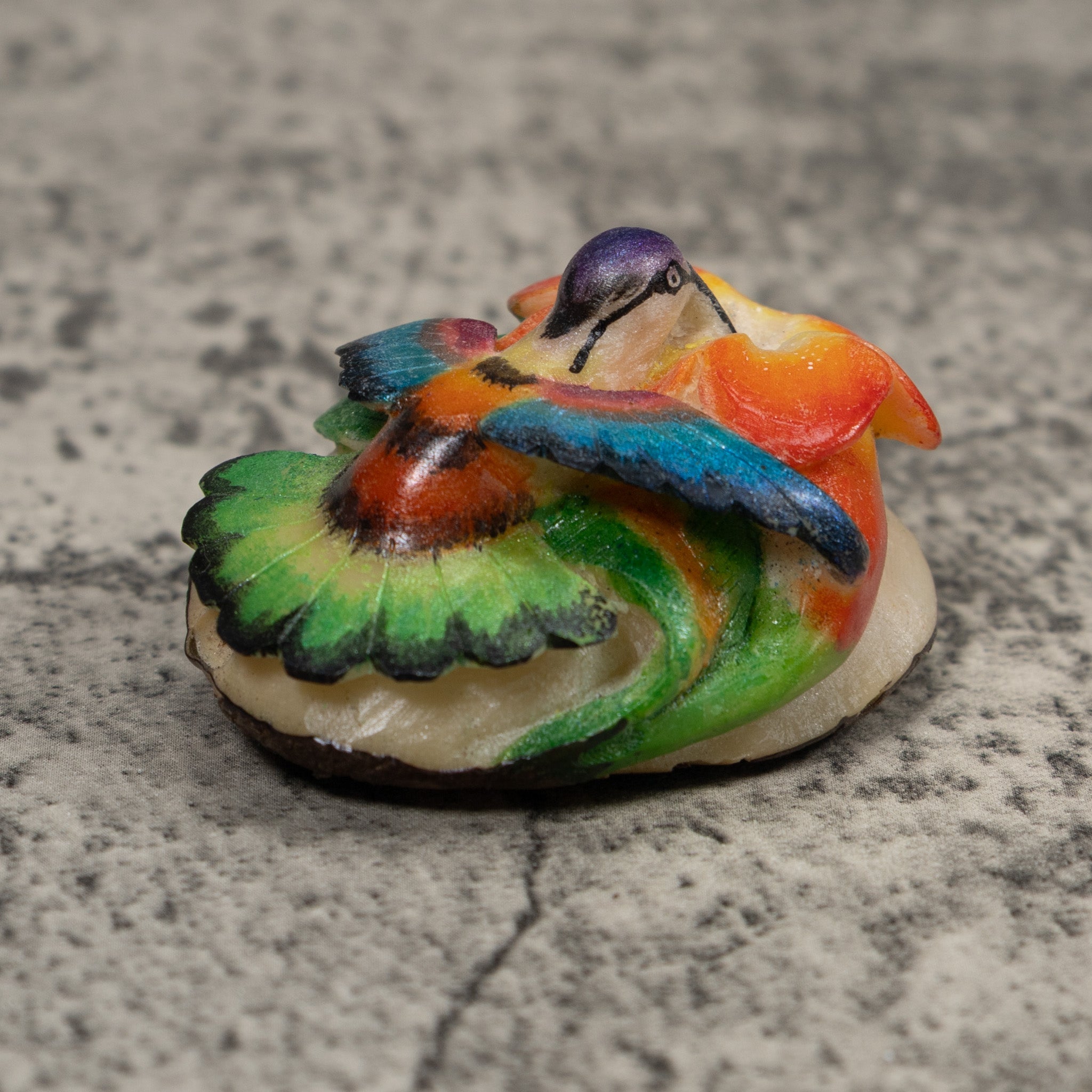 Hummingbird Tagua Carving
