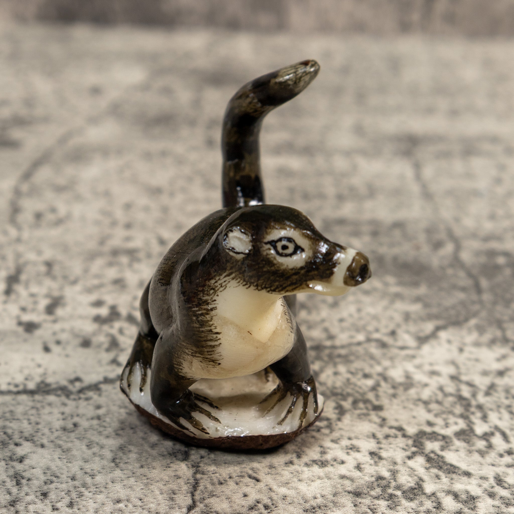 Gorgeous Coatimundi Tagua Carving