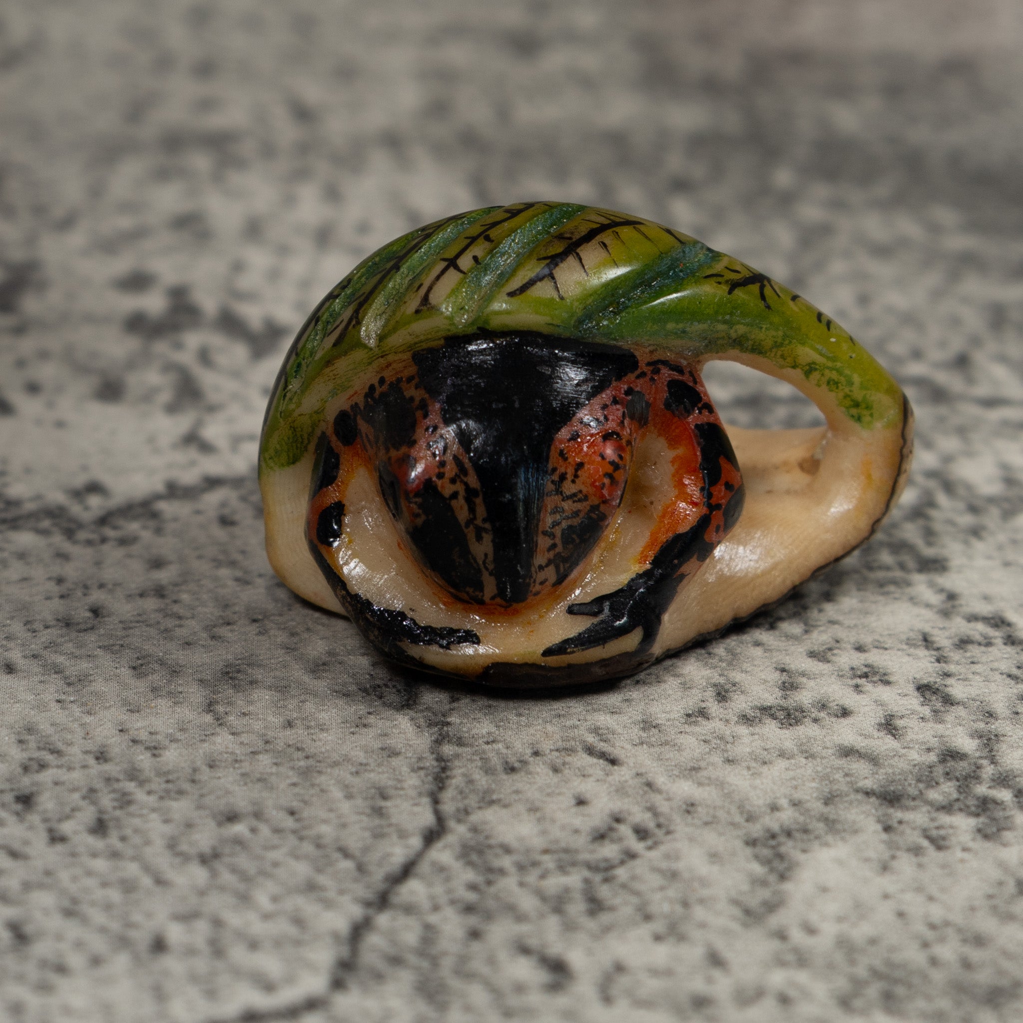 Strange Frog Tagua Carving