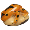 Vintage Gold And Black Poison Dart Frog Tagua Carving