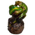 Iguana Lizard On Pedestal Tagua Carving