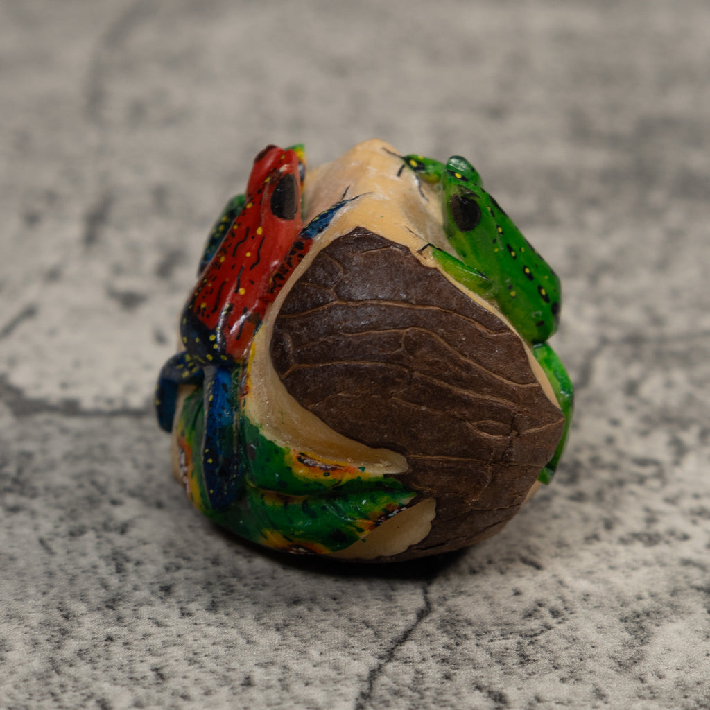 Double Poison Dart Frog Tagua Carving