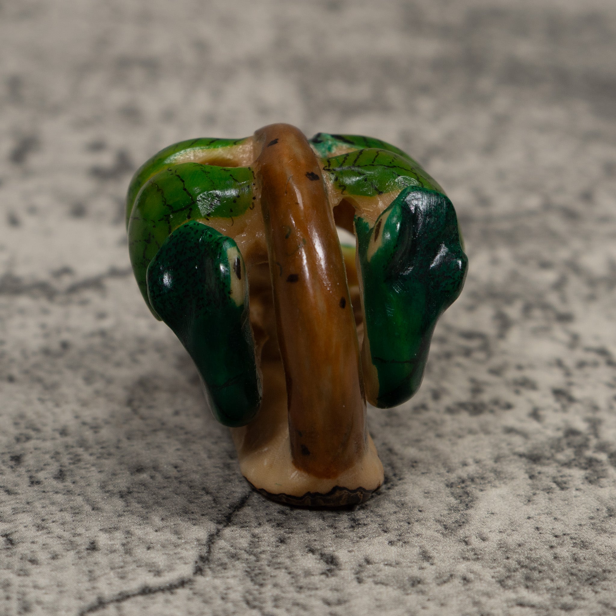 Rainforest Foliage Tagua Carving