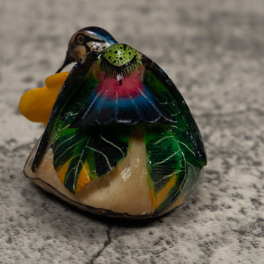 Hummingbird Tagua Carving