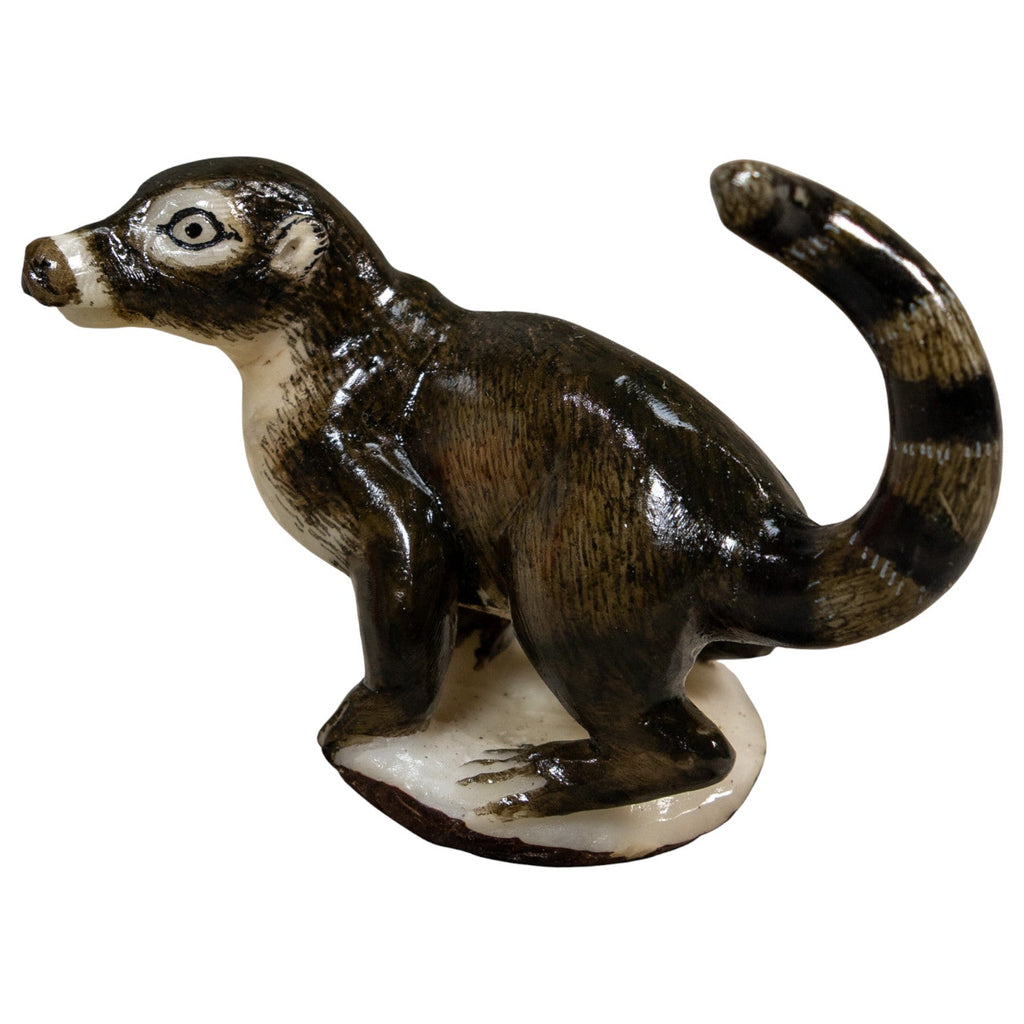 Gorgeous Coatimundi Tagua Carving