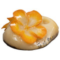 Double Golden Flower Petals Tagua Carving