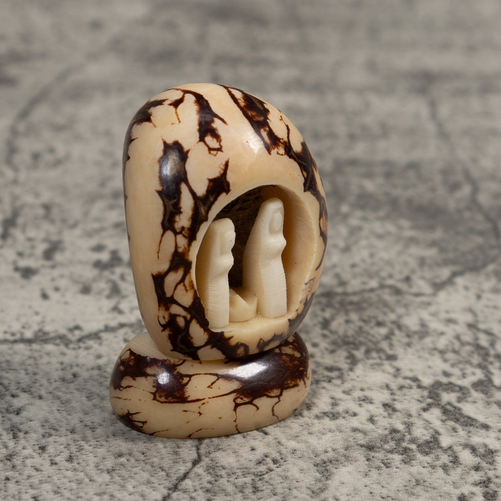 Christmas Creche Tagua Carving