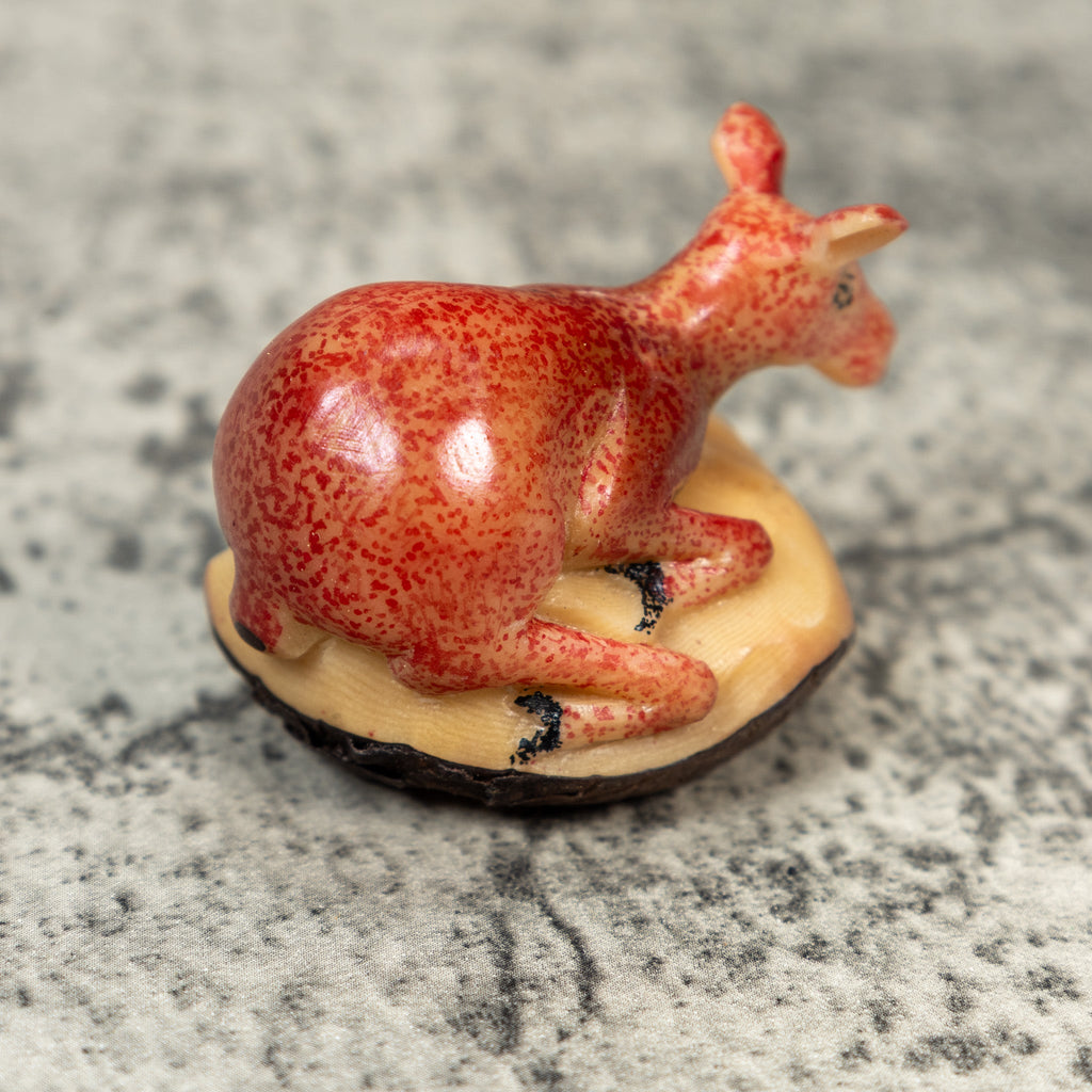 Rainforest Doe Deer Tagua Carving