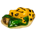 Golden Frog Tagua Carving