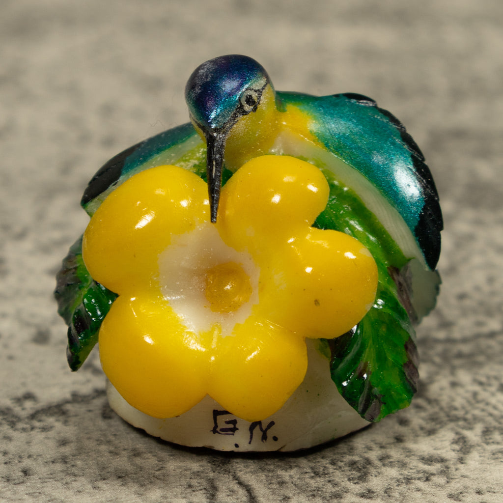 Hummingbird Tagua Carving