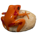 Orange Poison Dart Frog Tagua Carving